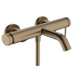 Hansgrohe Tecturis S ééngreeps badmengkraan opbouw, Brushed Bronze