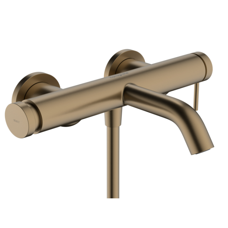 Hansgrohe Tecturis S ééngreeps badmengkraan opbouw, Brushed Bronze